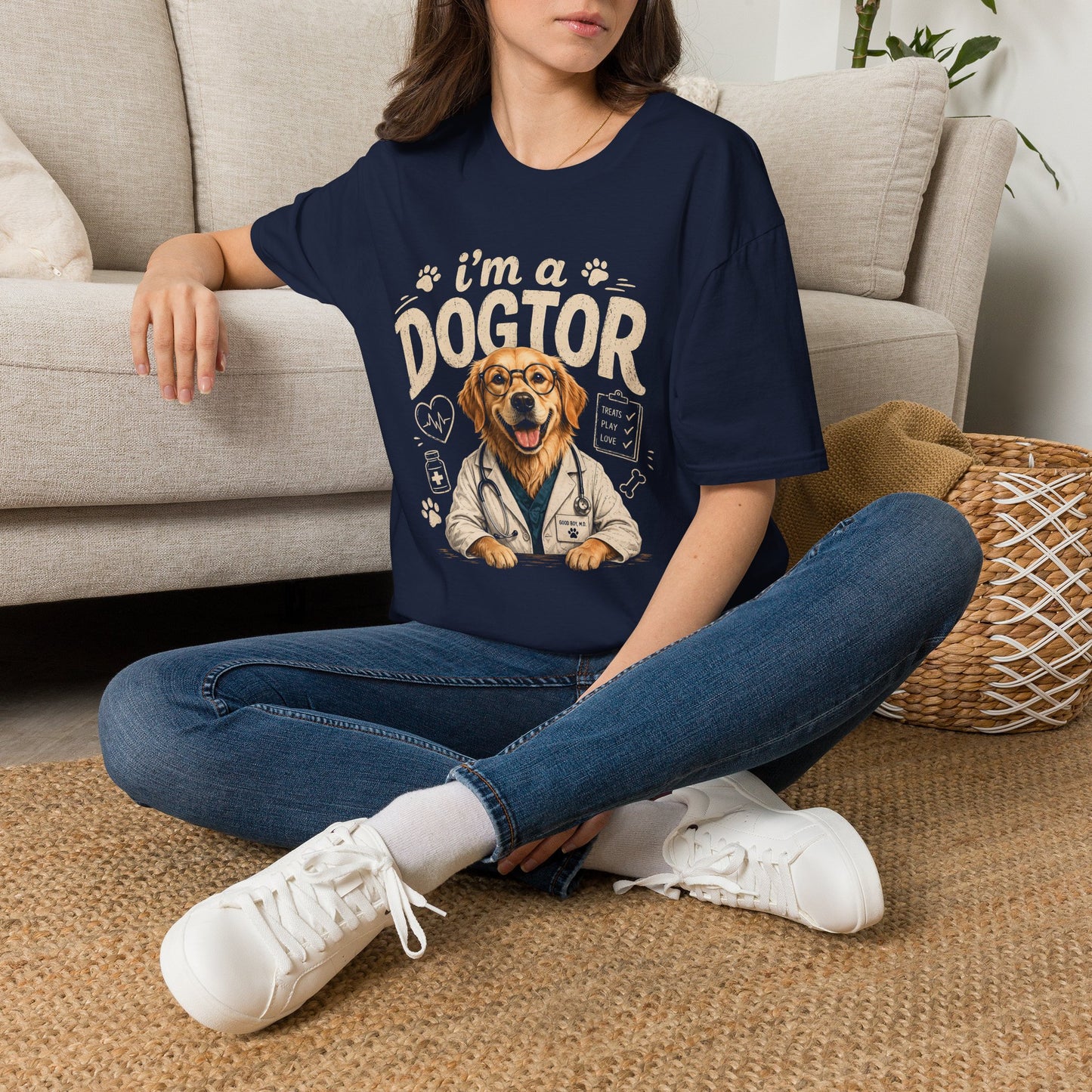 I’m a Dogtor T‑Shirt — Cute Veterinarian Dog Graphic Tee for Dog Lovers