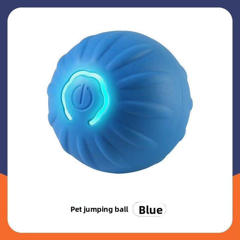Pet electric gravity jumping ball