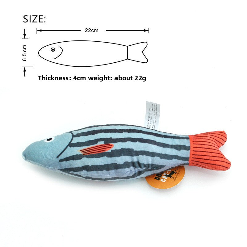 Juguete para gatos con forma de pez 