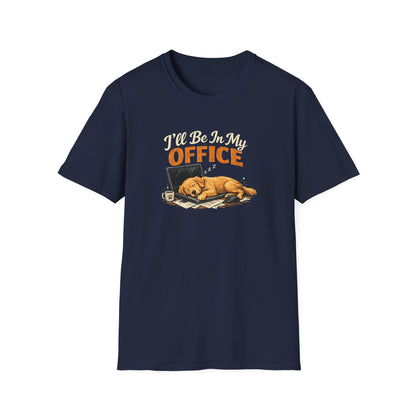 Dog Nap Office T-Shirt – Funny Sleeping Puppy Work Humor Tee