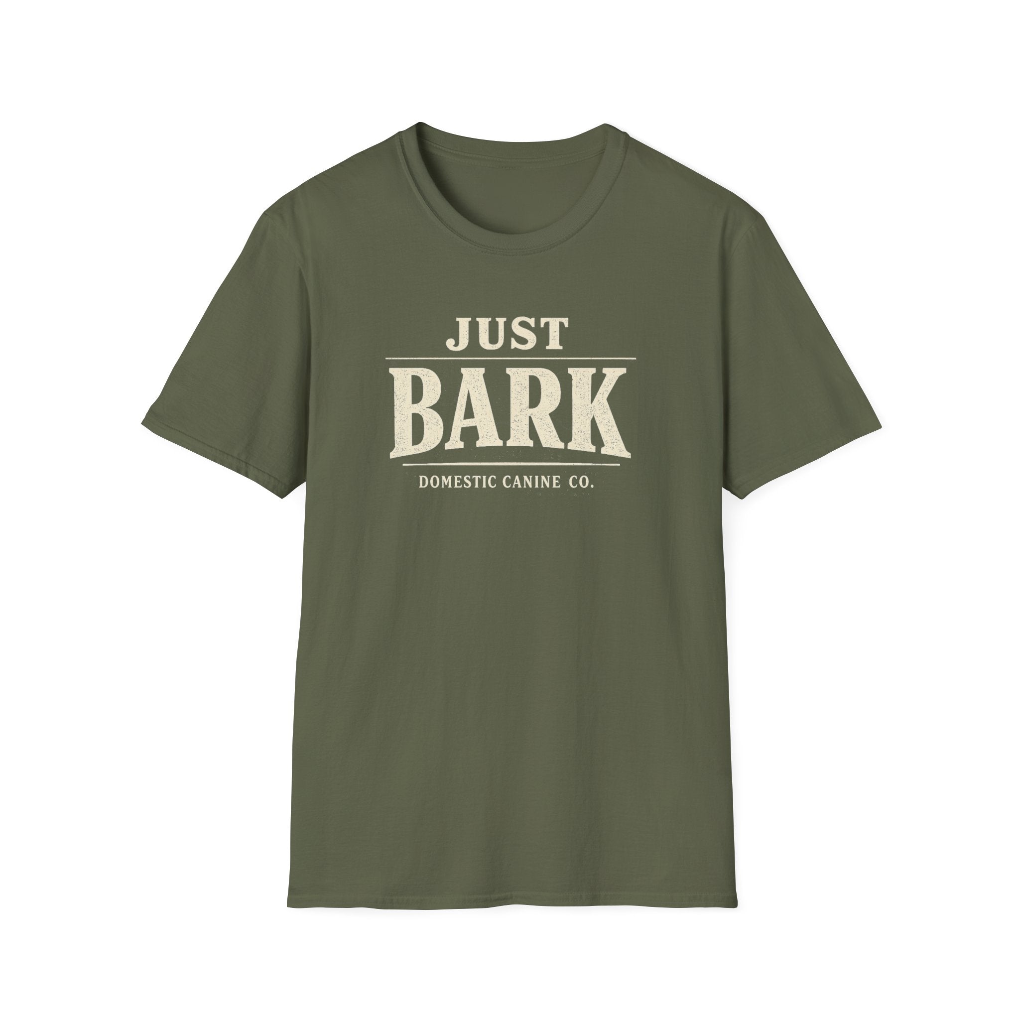 Just Bark T-Shirt — Retro Dog Lover Tee