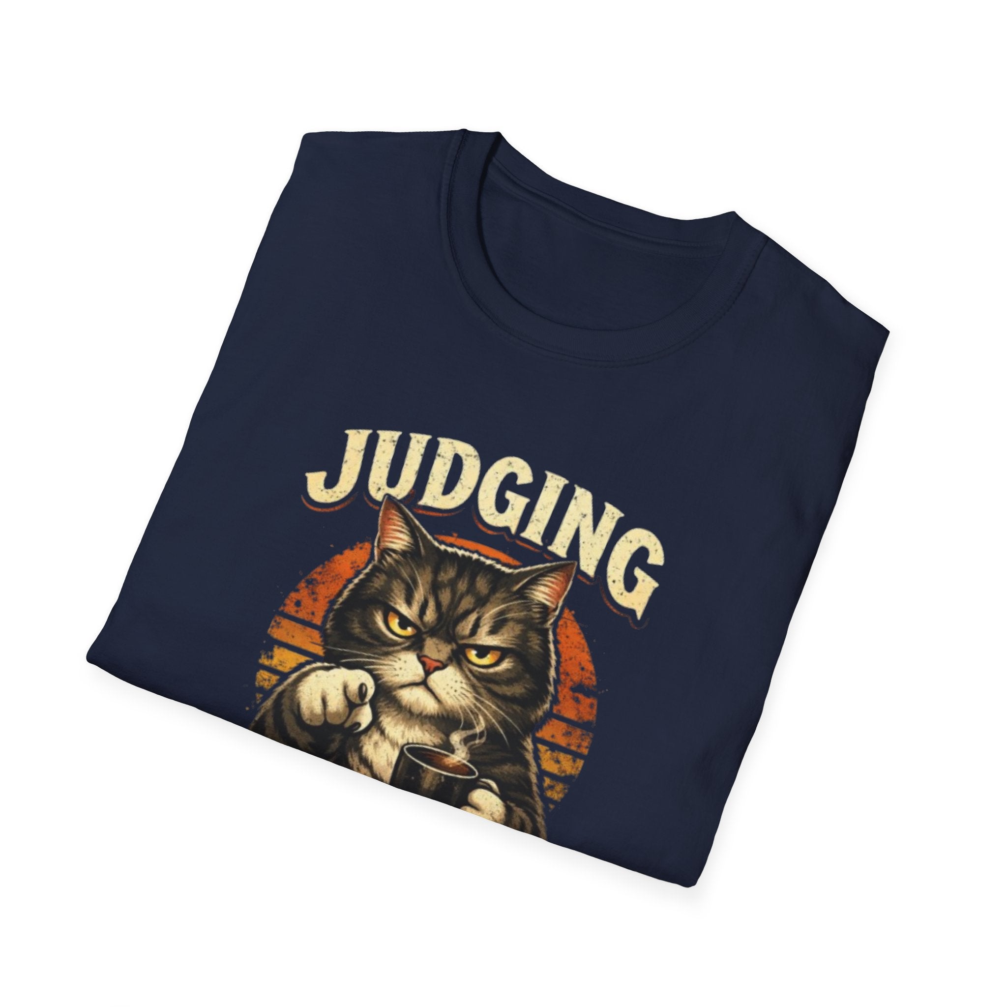 Camiseta "Juzgándote, gato"