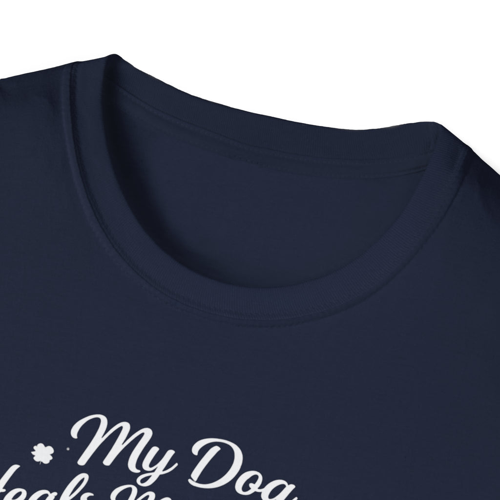 My Dog Heals My Energy T-Shirt — Spiritual Dog Lover Tee
