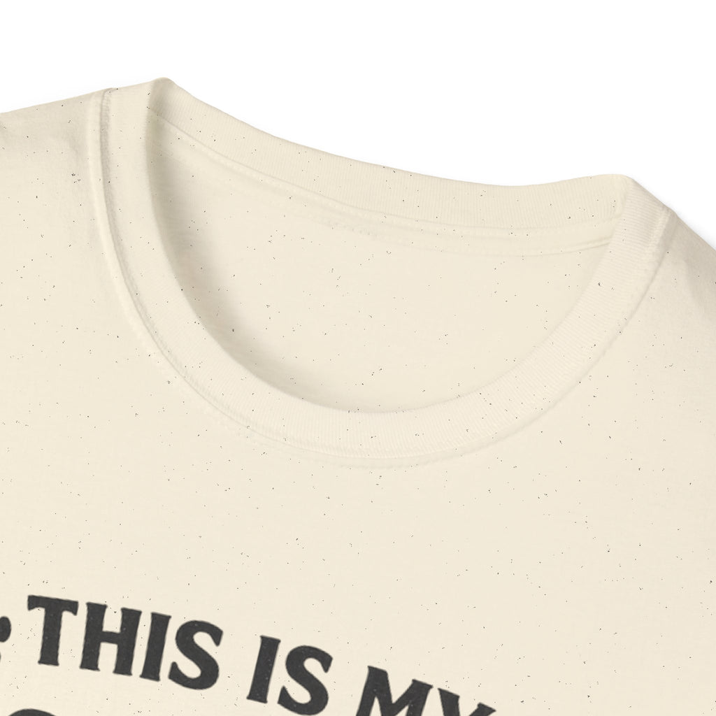 Dog Walking T-Shirt — "This Is My Dog Walking Shirt" Paw Print Tee