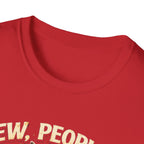 Cat Coffee Vintage T-Shirt — "Ew, People" Retro Cat with Mug Graphic