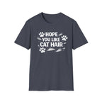 Camiseta "Espero que te guste el pelo de gato" para amantes de los gatos