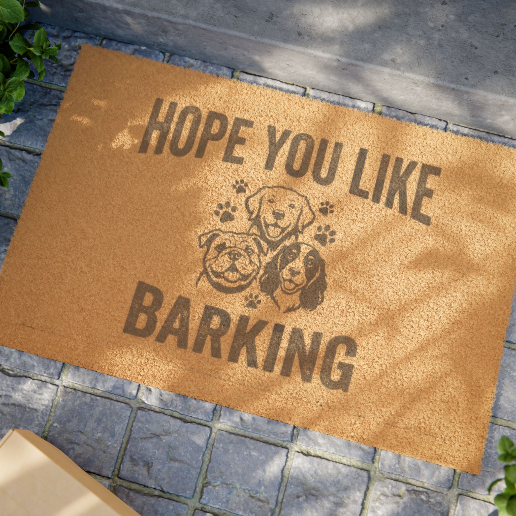 Hope You Like Barking Doormat – Funny Dog Lover Welcome Mat