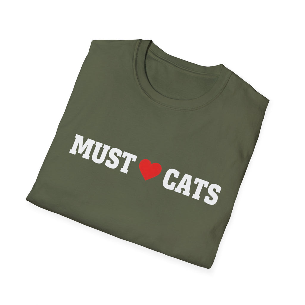 Must  love Cats T-Shirt — Funny Cat Lover Tee