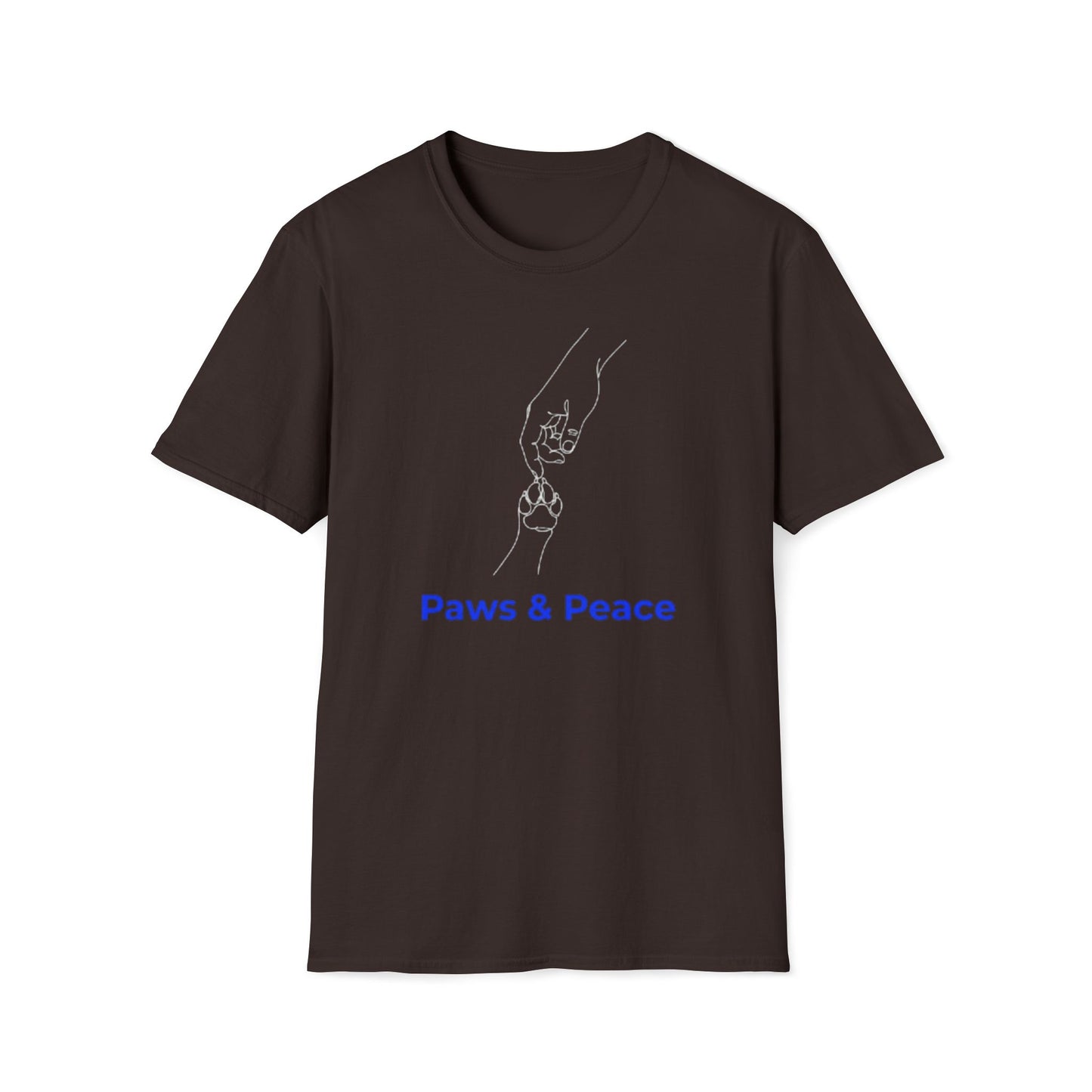 Paws & Peace Cat Paw Print T-Shirt