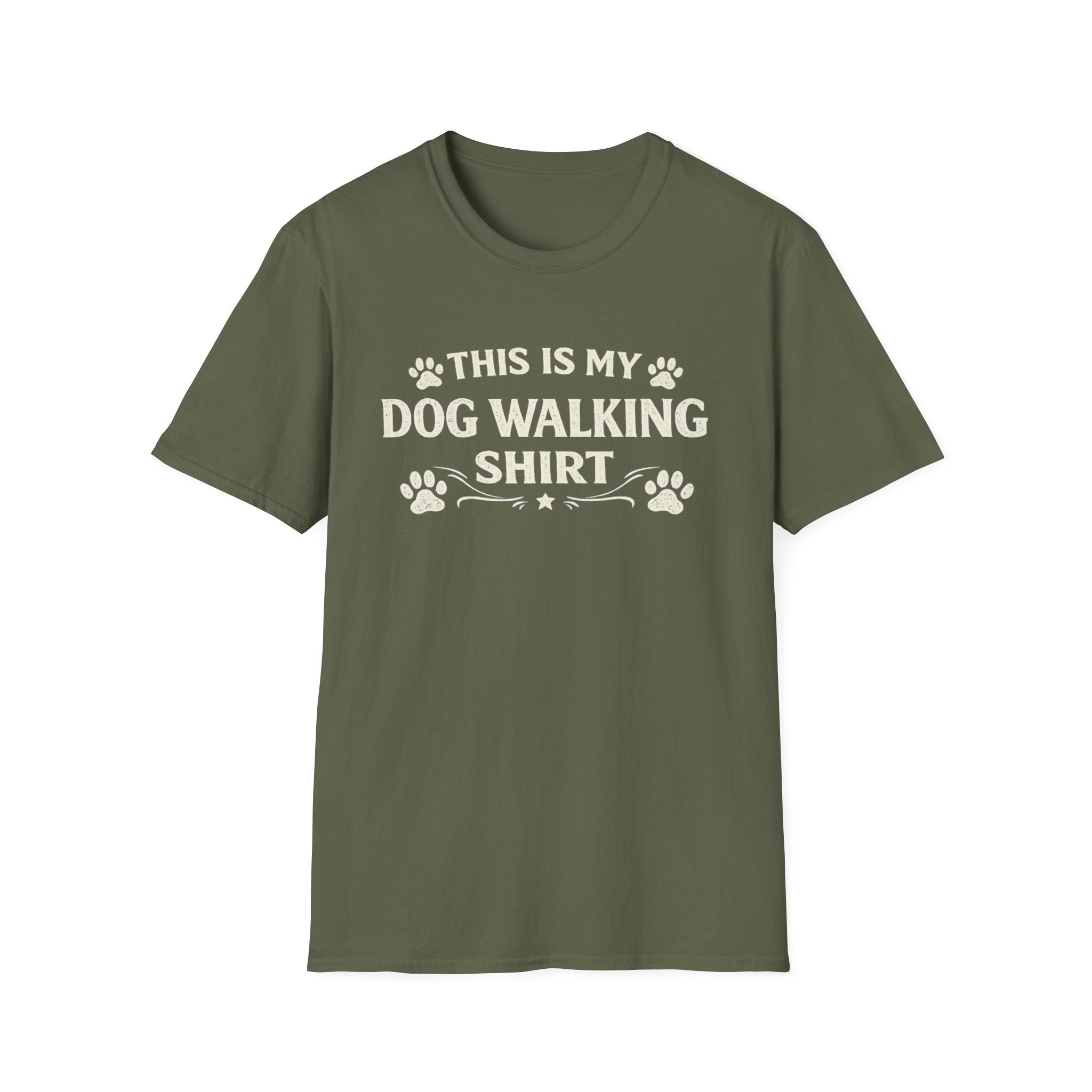 This Is My Dog Walking Shirt Paw Print Tee — Dog Walking T-Shirt