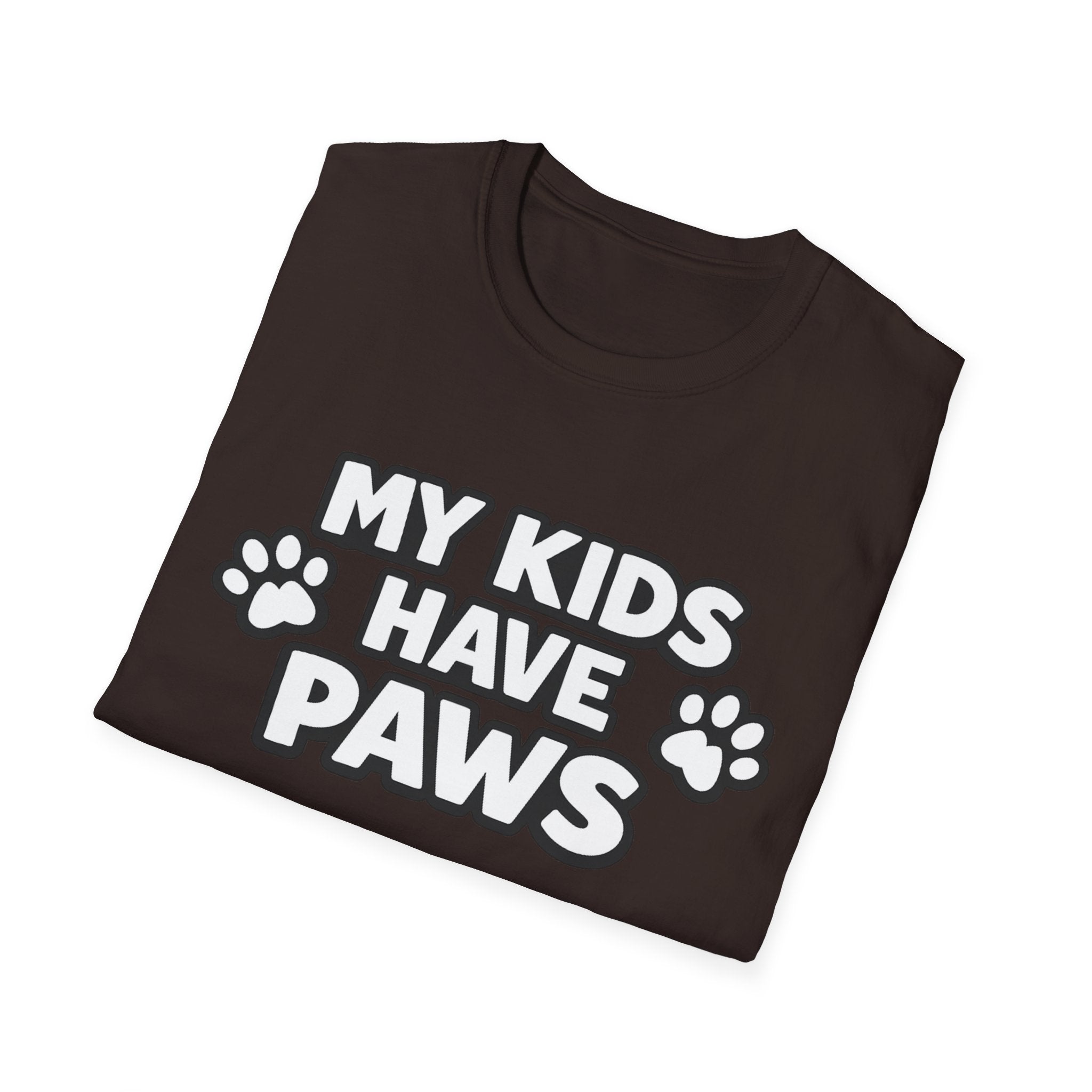 Camiseta — "Mis hijos tienen patas" | Camiseta divertida para dueños de mascotas
