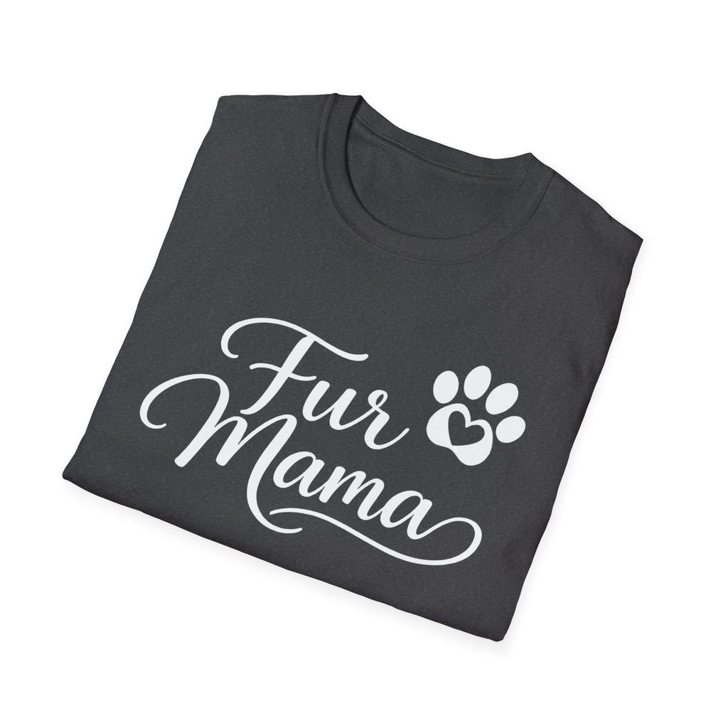 Fur Mama T-Shirt — Cute Paw Print Graphic Tee for Dog & Cat Lovers