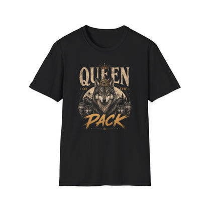Queen of the Pack Wolf T-Shirt — Women’s Regal Wolf Graphic Tee