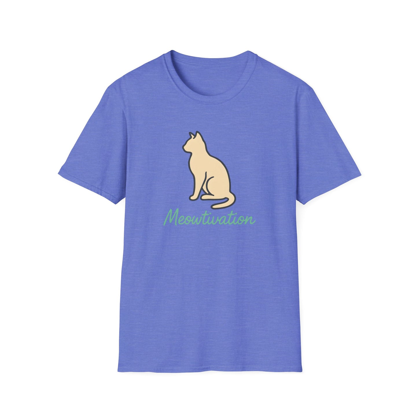 Camiseta con ilustración de gato Meowtivation