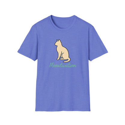 Camiseta con ilustración de gato Meowtivation