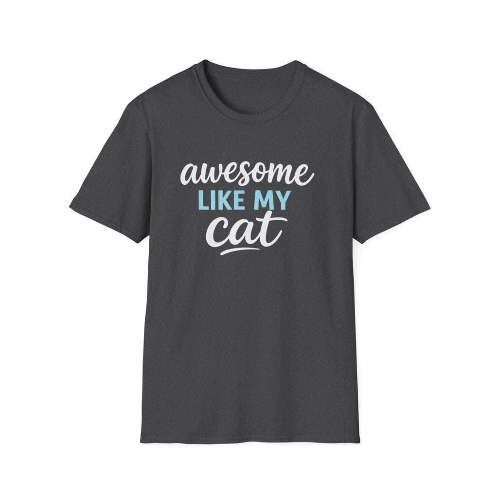 Camiseta para amantes de los gatos: "Genial como mi gato"