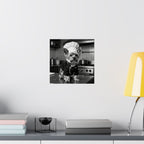 Digital download Chef Dog Poster — Matte Vertical Kitchen Wall Art (Yorkshire Terrier in Chef Hat)