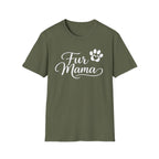 Fur Mama T-Shirt — Cute Paw Print Graphic Tee for Dog & Cat Lovers