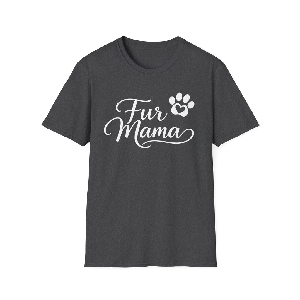 Fur Mama T-Shirt — Cute Paw Print Graphic Tee for Dog & Cat Lovers