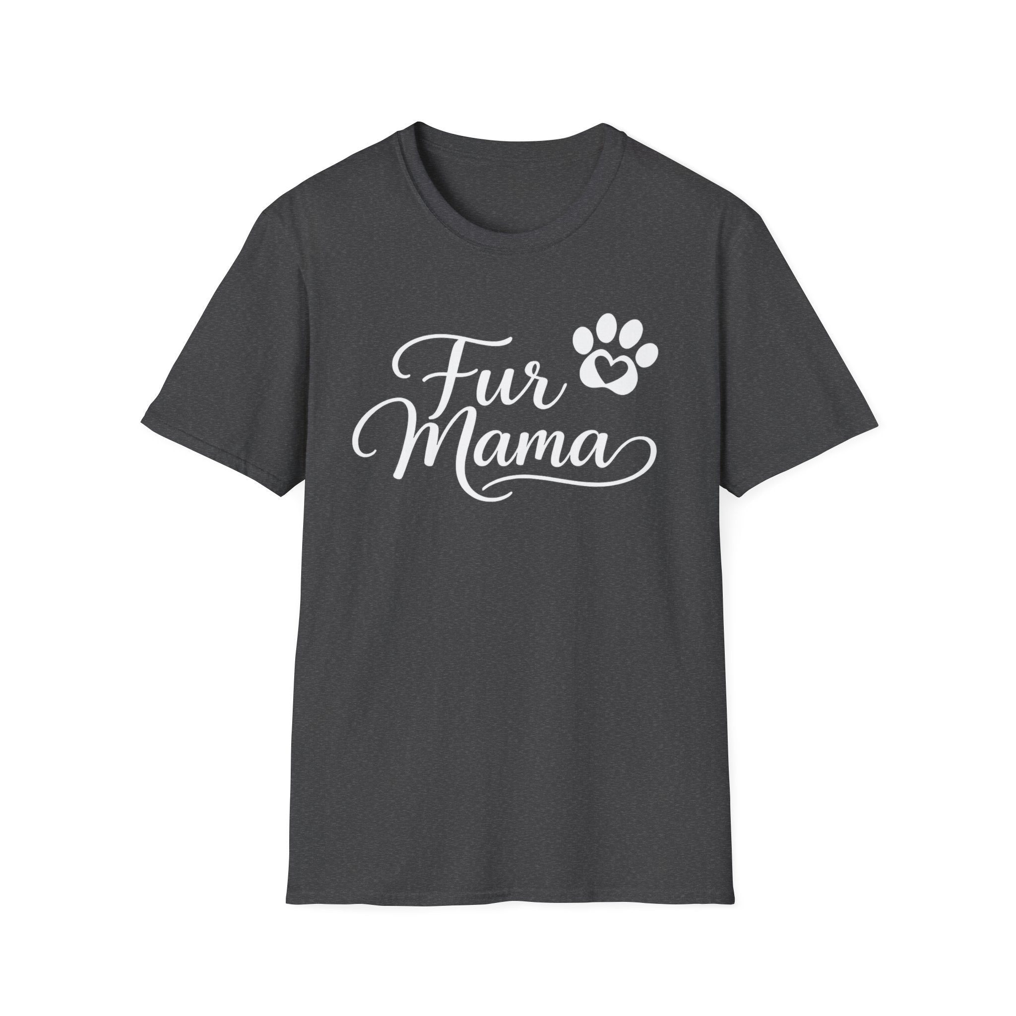 Fur Mama T-Shirt — Cute Paw Print Graphic Tee for Dog & Cat Lovers