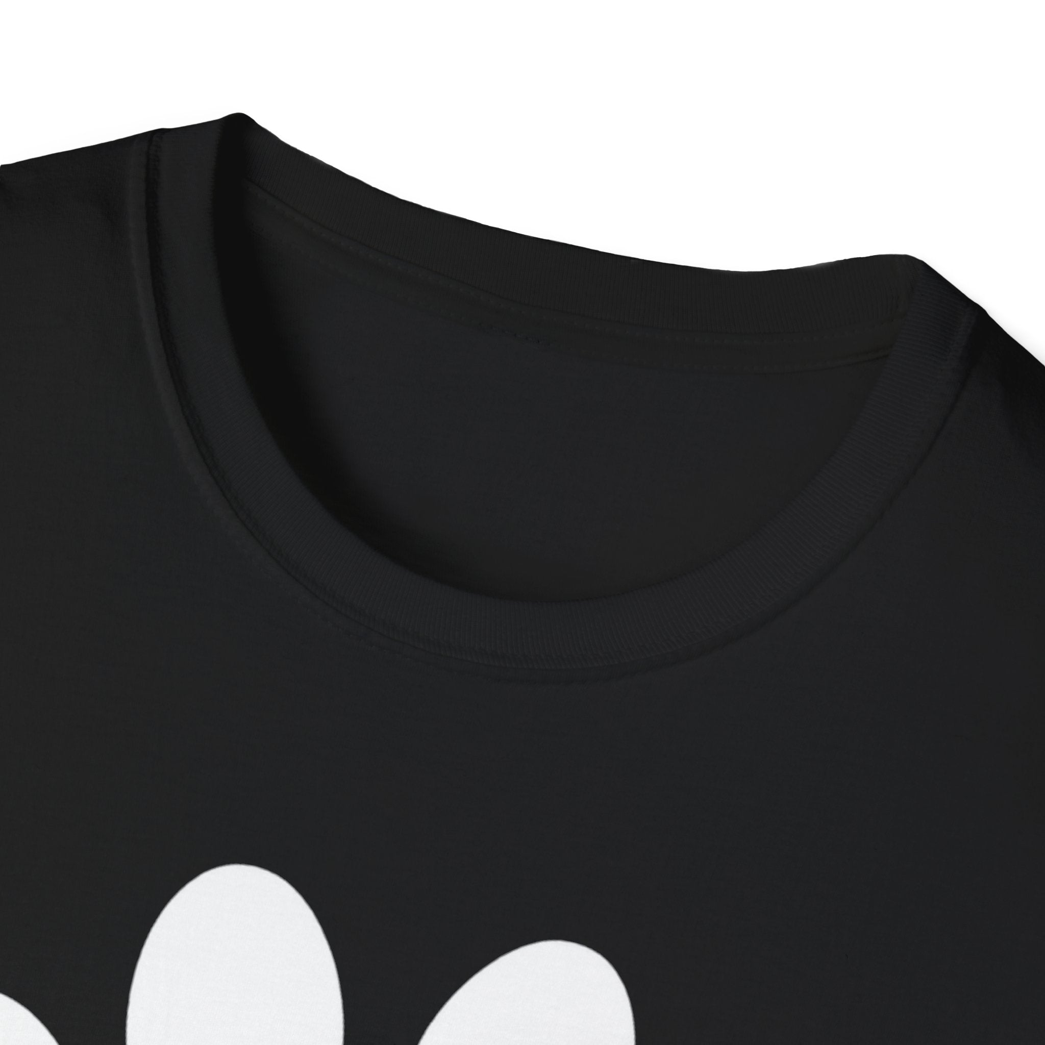 Camiseta con estampado de patas Think Pawsitive — Camiseta positiva para amantes de las mascotas