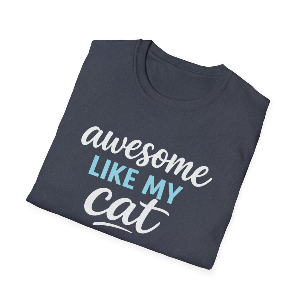 Camiseta para amantes de los gatos: "Genial como mi gato"