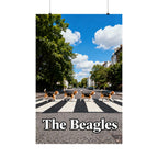 Beagle Band Poster — 'The Beagles' Matte Vertical Dog Art Print
