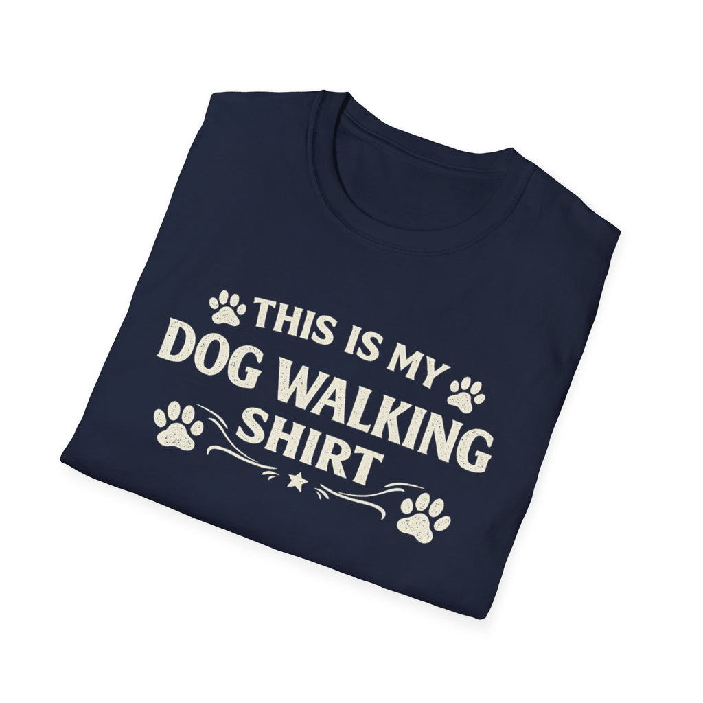 This Is My Dog Walking Shirt Paw Print Tee — Dog Walking T-Shirt