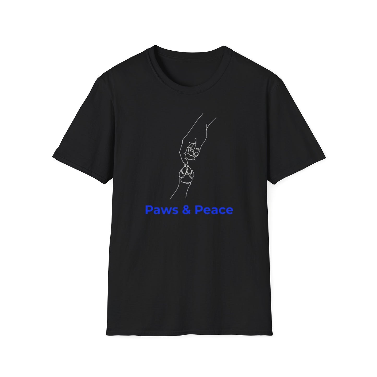 Paws & Peace Cat Paw Print T-Shirt
