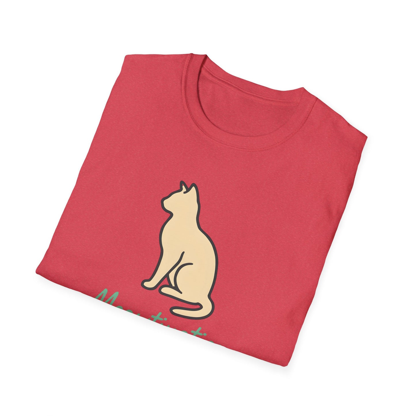 Camiseta con ilustración de gato Meowtivation