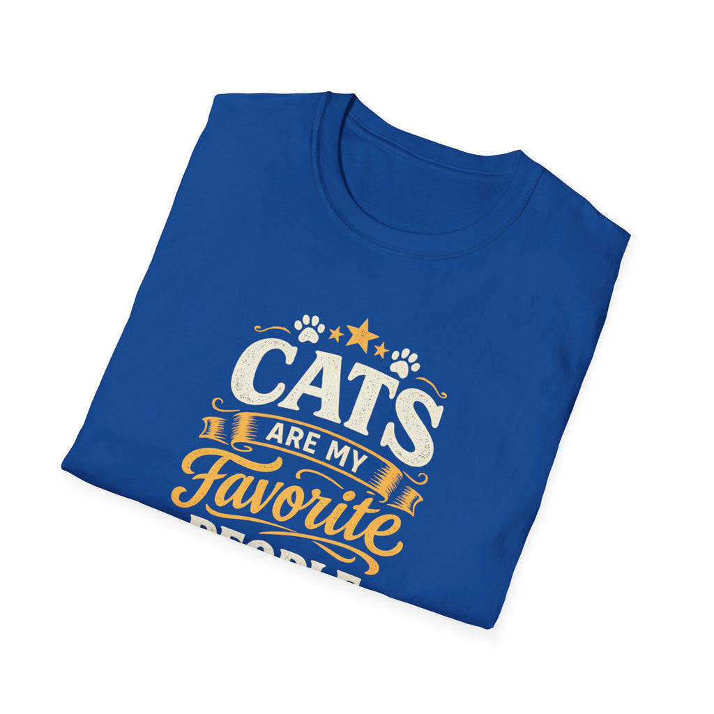 Cats Favorite People T-Shirt — Cute Cat Lover Graphic Tee