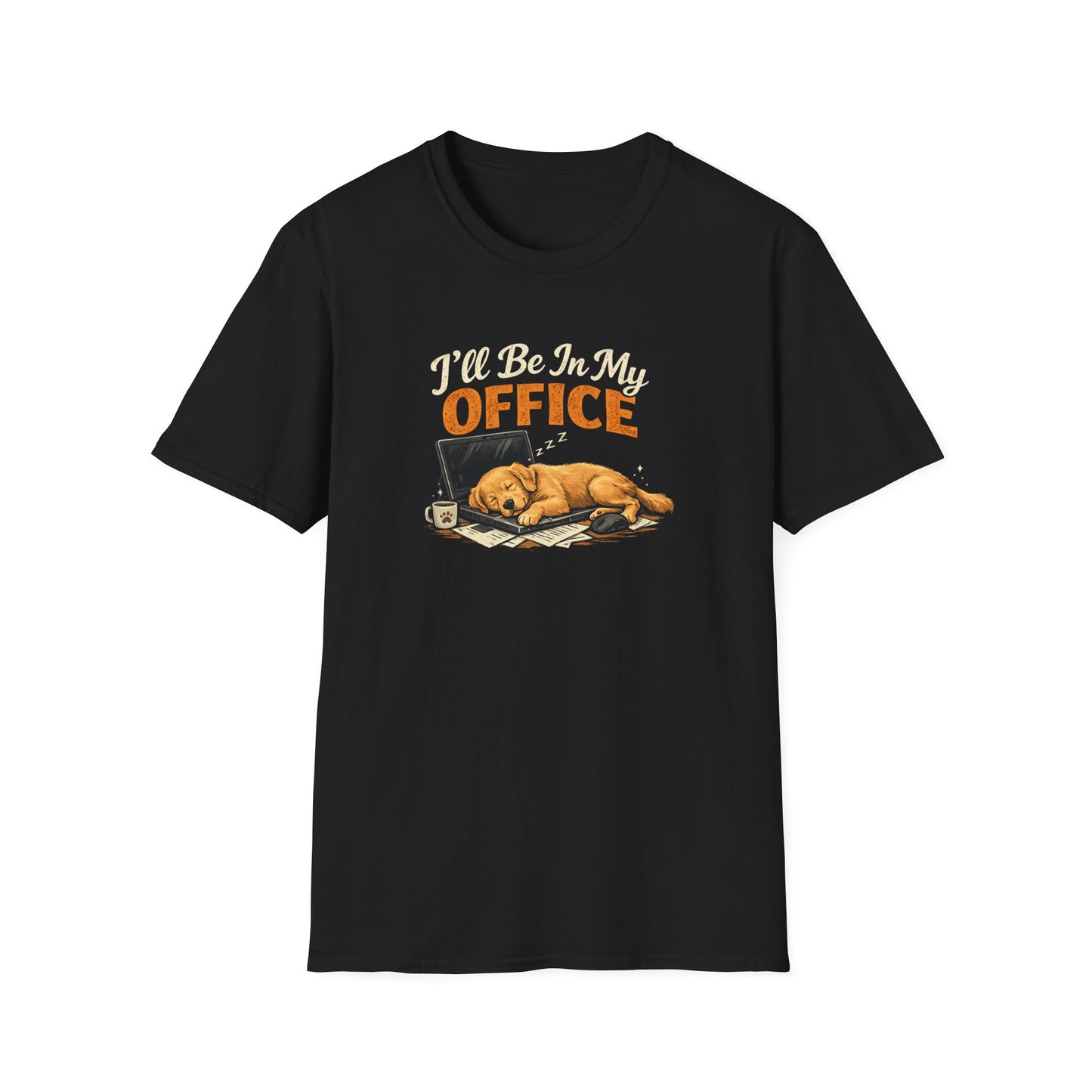Dog Nap Office T-Shirt – Funny Sleeping Puppy Work Humor Tee