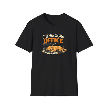 Dog Nap Office T-Shirt – Funny Sleeping Puppy Work Humor Tee