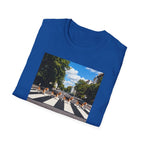 Camiseta parodia de Abbey Road de Los Beagles