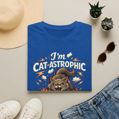 Cat-Astrophic T-Shirt — Funny Angry Cat Graphic Tee