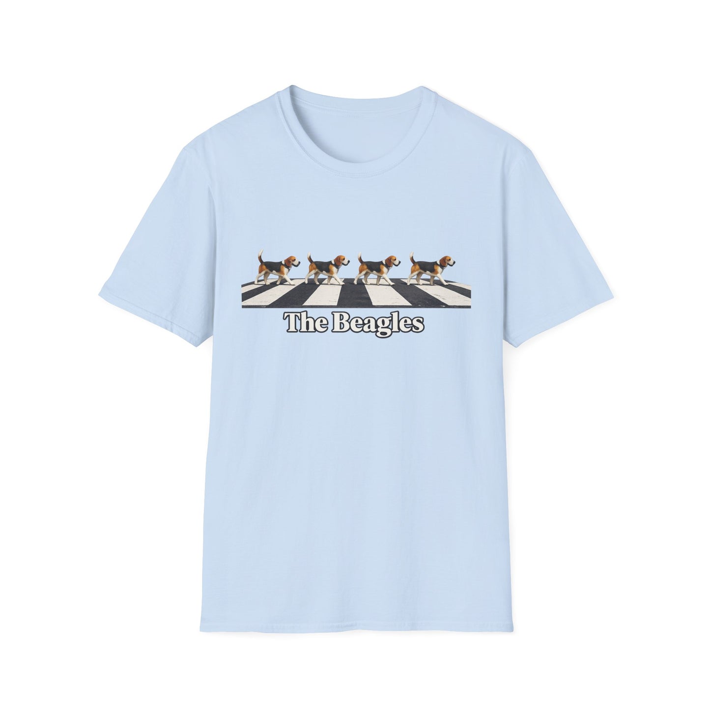 Beagles Crossing T-Shirt — "The Beagles" Abbey Road Style Dog Tee