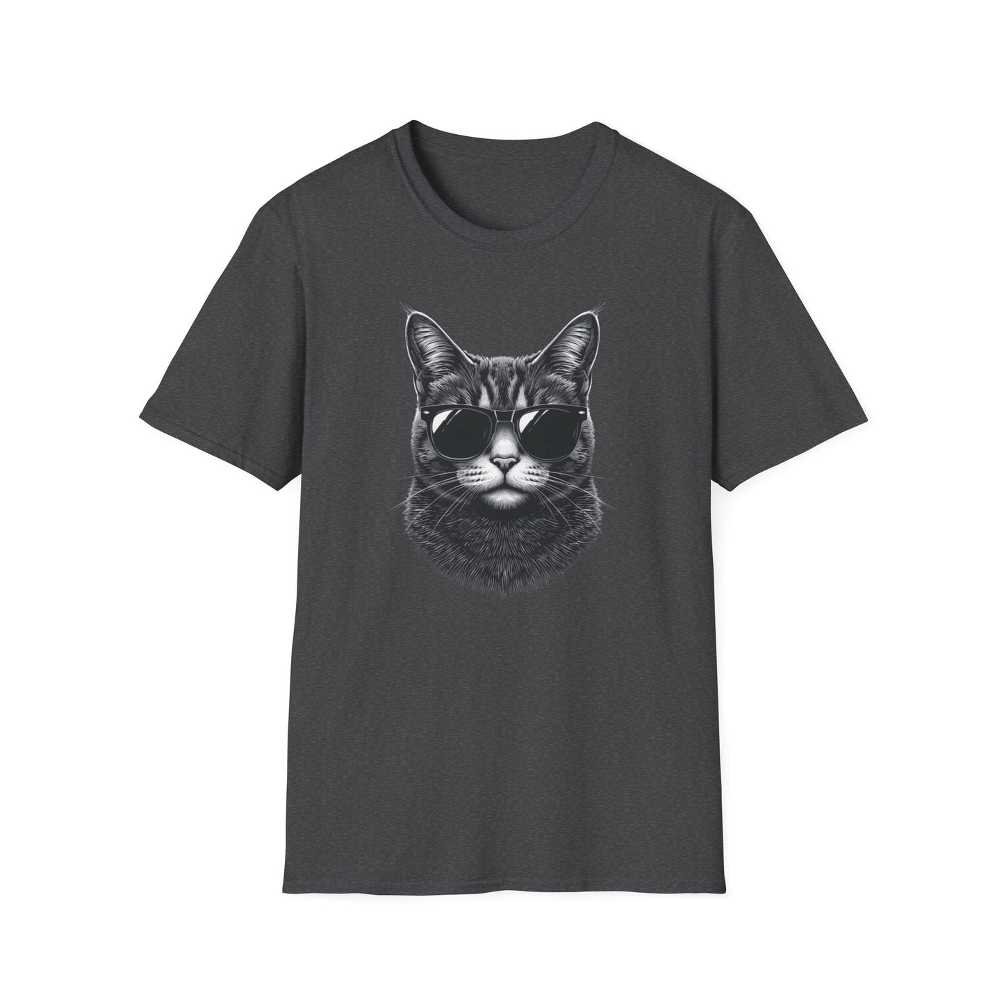 Cat With Sunglasses T-Shirt — Cool Retro Cat Graphic Tee