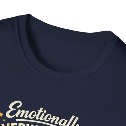 Emotionally Overwhelmed Dog T-Shirt — "Dog Still Needs a Walk" Vintage Rescue Tee
