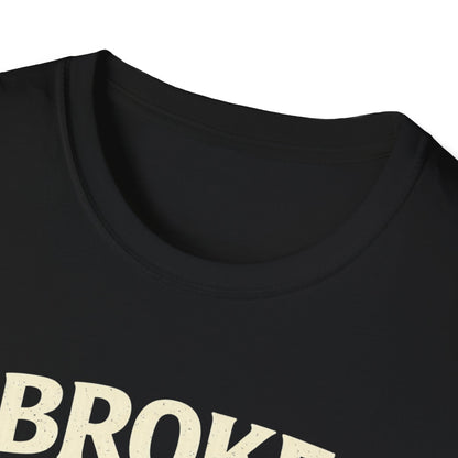 Broke Blame My Cat T-Shirt – Funny Cat Lover Tee