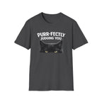 Camiseta "Juzgándote perfectamente, gato"