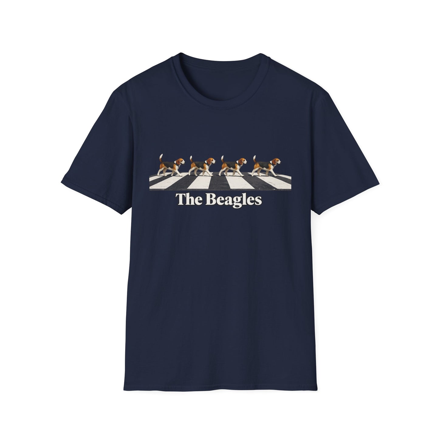 Beagles Crossing T-Shirt — "The Beagles" Abbey Road Style Dog Tee