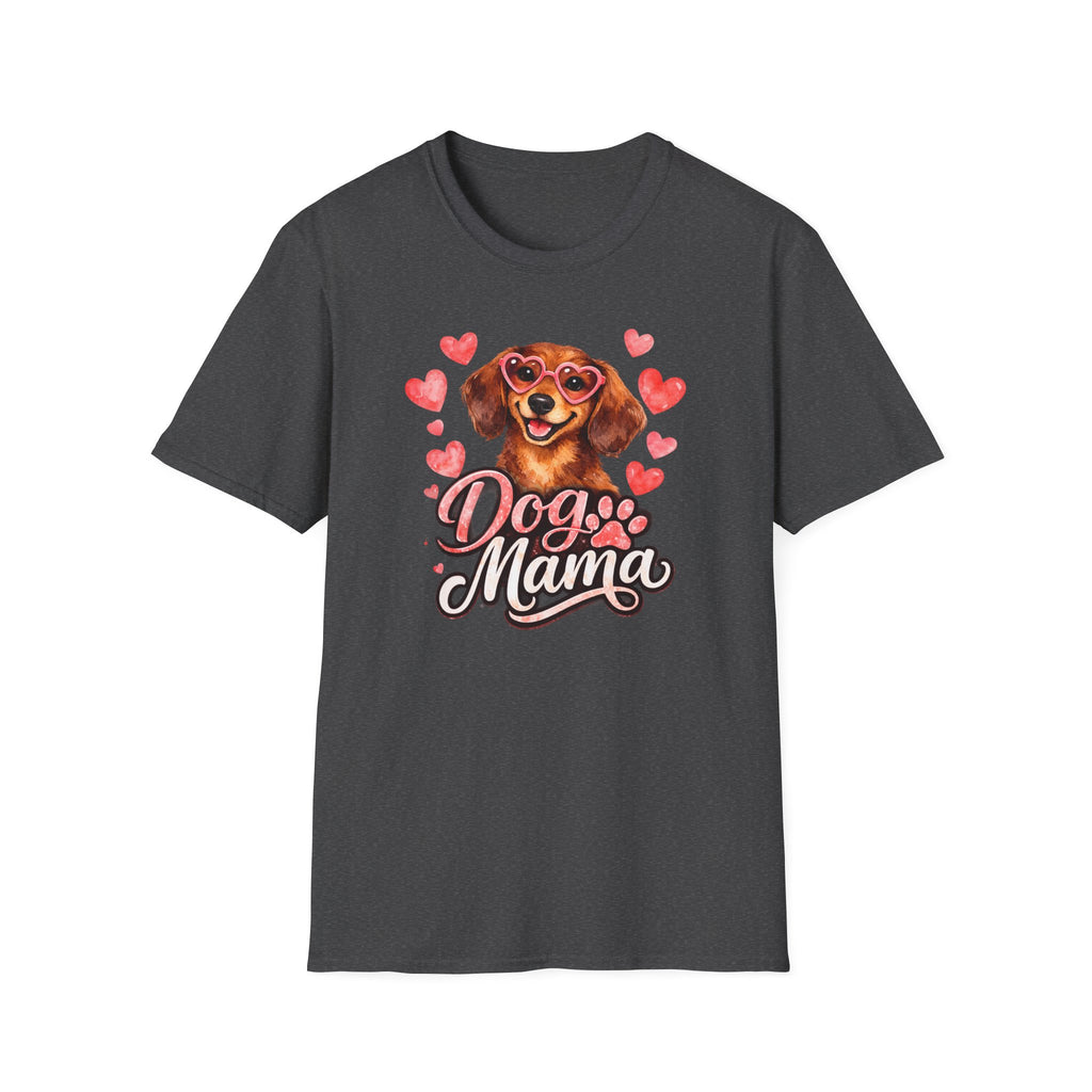 Dog Mama T-Shirt — Heart Paw Mom Tee