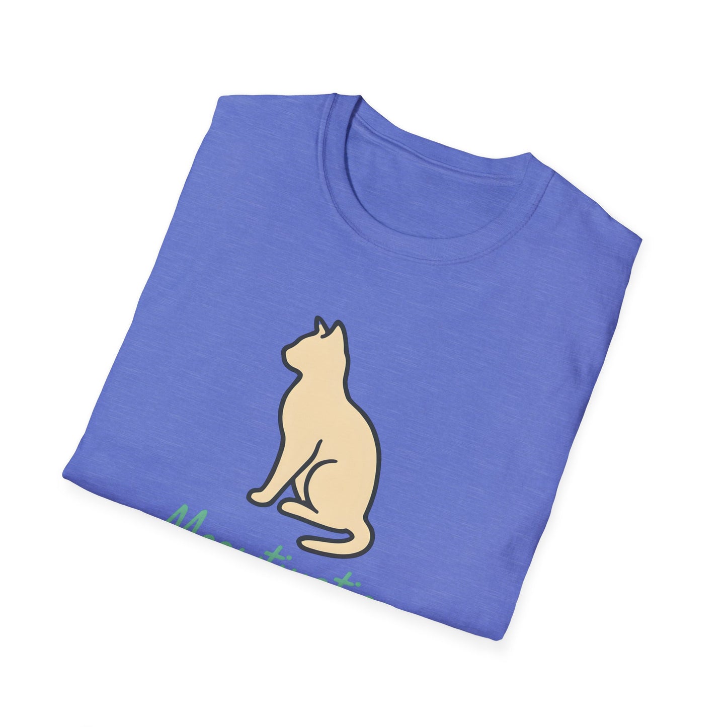 Camiseta con ilustración de gato Meowtivation