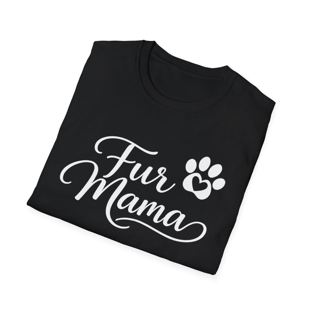 Fur Mama T-Shirt — Cute Paw Print Graphic Tee for Dog & Cat Lovers