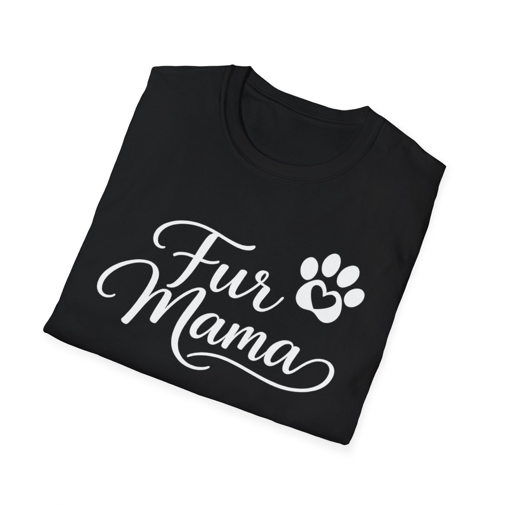 Fur Mama T-Shirt — Cute Paw Print Graphic Tee for Dog & Cat Lovers
