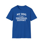 Dog Lover T-Shirt — "My Dog Is My Emotional Support" Graphic Tee