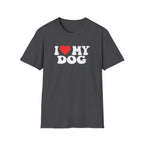I  My Dog T-Shirt — Cute Retro Love Dog Tee for Pet Owners