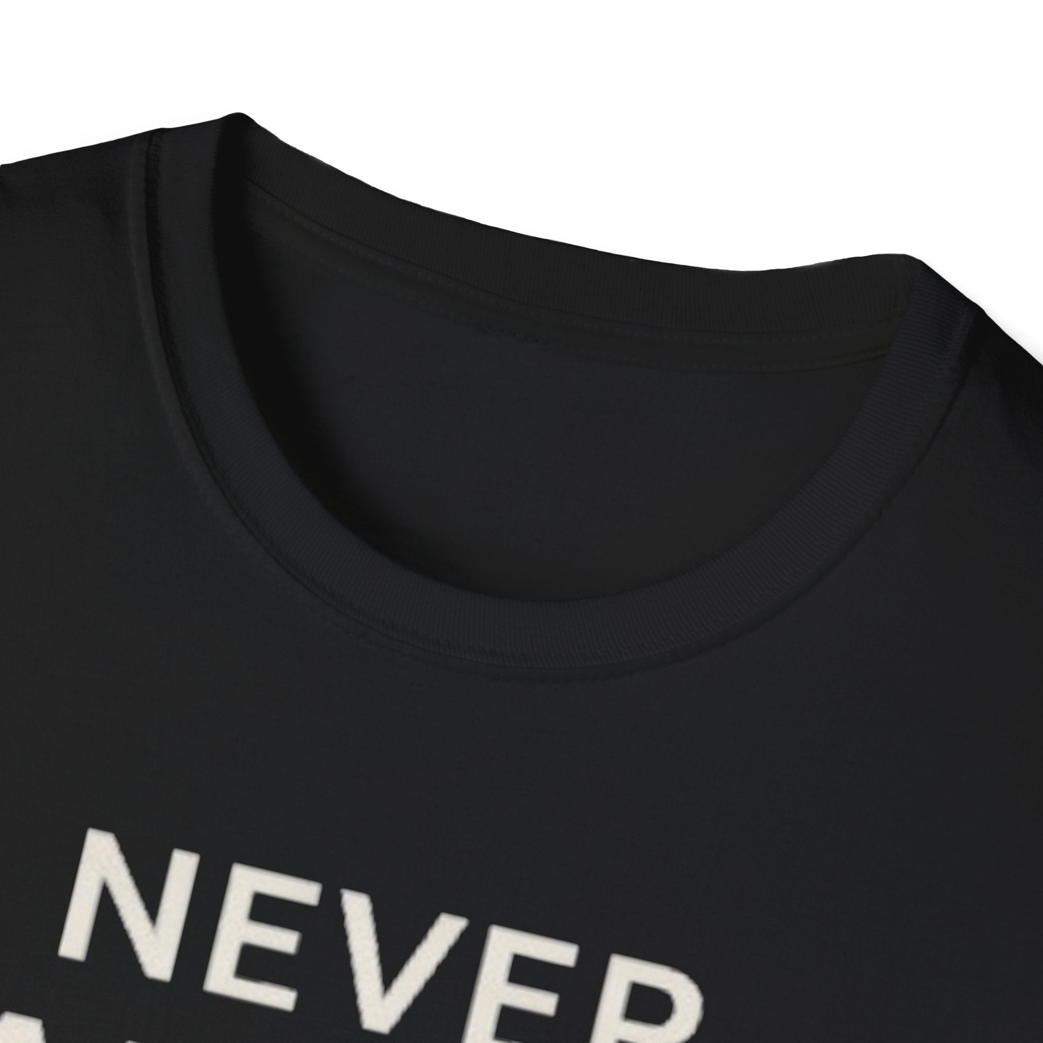 Never Alone Cat T-Shirt — "Never Alone. that's what cats are for."