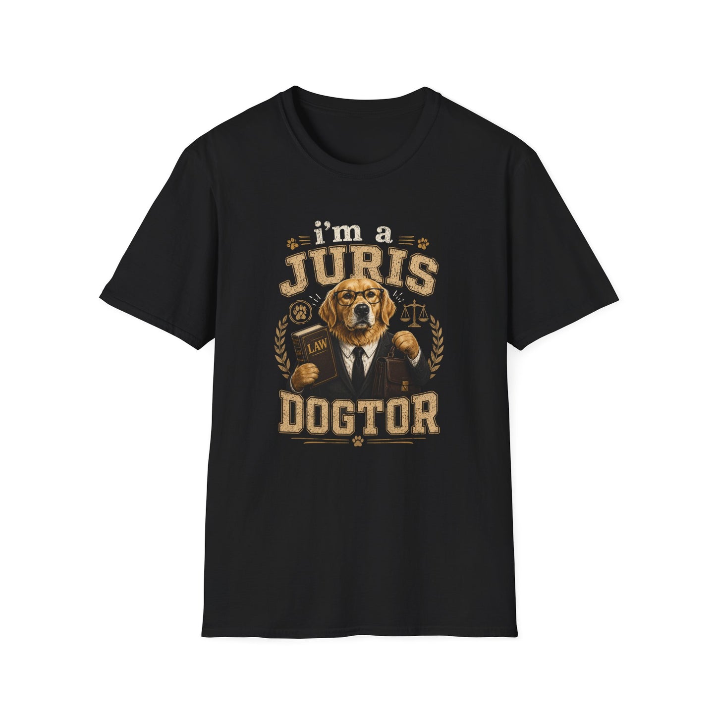 I'm a Juris Dogtor T-Shirt — Funny Lawyer Dog Graphic Tee for Law Students & Attorneys