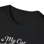 My Cat Heals My Energy T-Shirt — Spiritual Cat Lover Tee